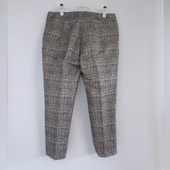 Boden Metalic Silver Bistro Crop Trouser - Picture 11 of 15
